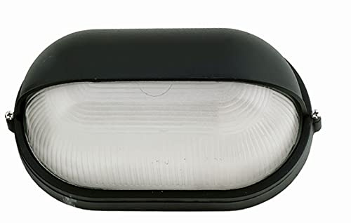 Licht-Erlebnisse Wandlampe Außen Schwarz Weiß Maritim FLORAID Outdoor Lampe Außenleuchte Haustür