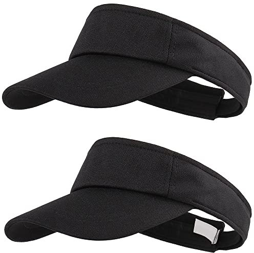 MK MATT KEELY 2PCS Visor Cap Damen Herren Einstellbar Sonnenschutz Baseball Golf Cap für Teenagers