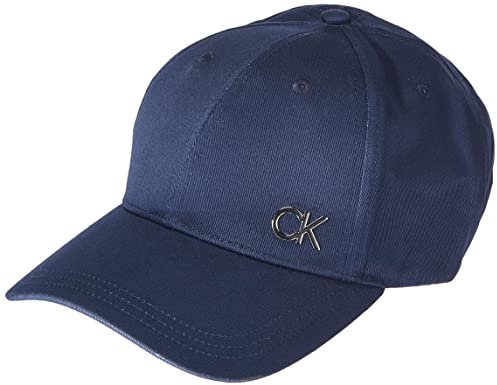 Calvin Klein Herren Metal BB Cap K50K509662 Kappe, Schwarz (Ck Navy), OS