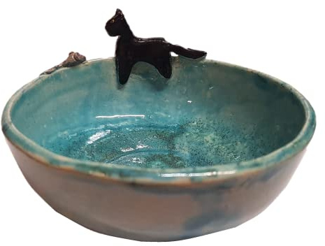 kleine Müslischale/Dessertschale Katze mit Maus