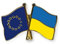 Sportfanshop24 EU/EUROPA/Europäische Union - UKRAINE Freundschaftspin Freundschaft Fahne Flagge 22mm Anstecknadel - Blau, Gelb, Dunkelblau, Gold - Klassisch - Unisex - Accessoire