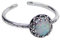 Lab weißer Opal Ring 925 Sterling Silber antik Vintage für Damen und Mädchen Die Größe ist verstellbar