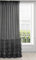 Eurofirany Dolly Gothic Gardine Glatt Volant mit Rüschen Transparent Vorhang Kräuselband 1 STK. Durchsichtig Edel Elegant Hochwertig Glamour Schlafzimmer Wohnzimmer, 140 x 250cm, Schwarz