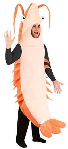 Shrimp Fancy Dress Costume for Adults Medium