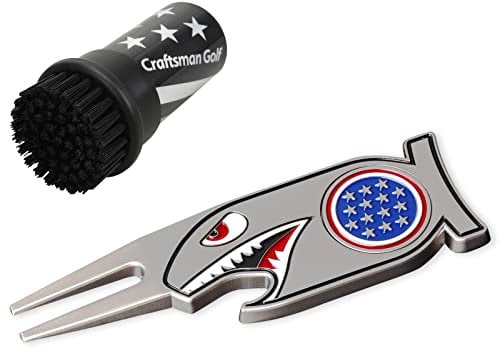 CRAFTSMAN GOLF Shark Cool 4-in-1 Golf Divot Repair Tool Also Bottle Opener