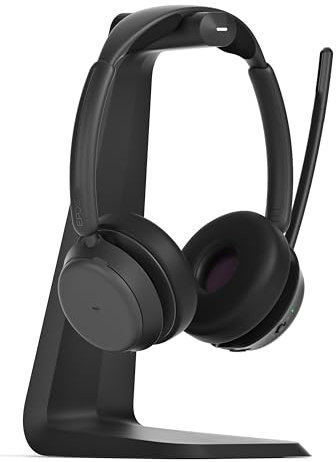 EPOS Impact 1061 ANC Hochleistungs-Bluetooth Headset - Beidseitig, Fortgeschrittene Geräuschunterdrückung, AI, Super Wideband Audio, Perfekt für Fachleute in Lauten Büros