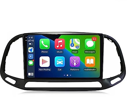 2GB RAM 64GB ROM Android 14 Autoradio Navigatore per Fiat Doblo 2015-2020 9 Pollici Car Tablet Stereo con Navigazione GPS Wireless Carplay Android Auto Touch Screen Wifi Bluetooth Radio