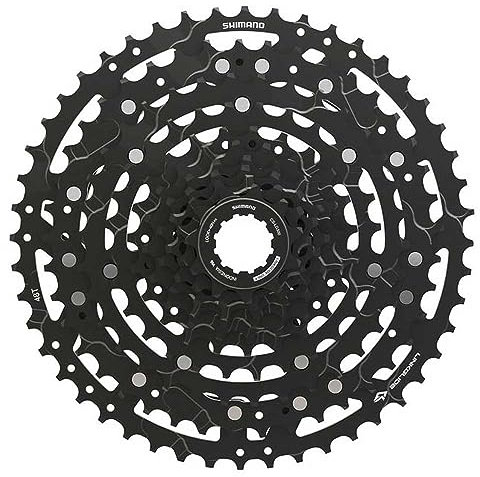 SHIMANO Unisex-Adult Zahnkr-Kass. Cues CS-LG300-10 Fahrradkassette, Schwarz, 10 Fach