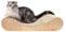 Heikoeco® Kratzpappe für Katzen Groß XXL, Ultra Breit Katzen Kratzbrett, Kratzlounge Kratzmöbel Katze 60 x 42 x 14cm