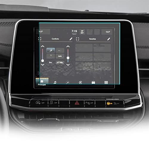 WILSEM 8,4-Zoll-Autoradio GPS-Navigationsbildschirm Displayschutzfolie Aus Gehärtetem Glas Für Jeep Für Compass 2021 2022 Bildschirm