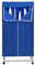 Asciugatrice elettrica portatile, piccola, 1500 W, asciuga ad aria calda, armadio mobile con timer, IPX1, a basso rumore, 3 velocità del vento (blu)