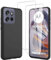 JDXHFF Coque Compatible avec Motorola Edge 50 Neo (6.4) et 2 Pièces Verre trempé écran Film Protecteur - Noir Souple Silicone Étui Bumper Housse TPU Case Cover Black