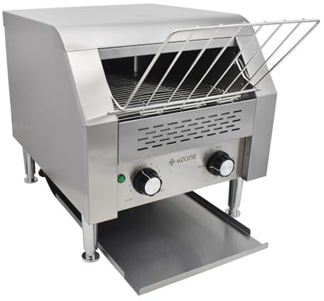 eZone Commercial Conveyor Toaster 300 Slices/Hour 2.2kW 230V