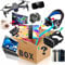 WFSXFDmystery_Electronic_Box, Gadget Bundle with Drone, VR Headset, Wireless Headphones, Smartphone, Camera and More