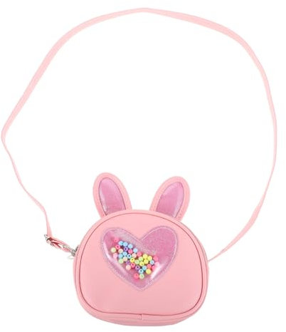 SHERCHPRY Bunny Ear Umhängetasche Für Mädchen Süße Kinderhandtasche Mit Niedlichen Hasenohren Leicht Und Langlebig Für Kleinkinder Kawaii Geldbörse Für Kleine Ausflüge