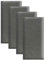 XQZMD Kid's Anti Collision Wall Padding, Wall Mounted Upholstered Headboard, Self-Adhesive 3D Soundproof Panels for King, Queen, and Full-Size Beds, Linen Material (Dark grey)