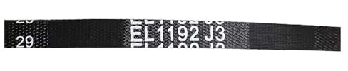 EL1192 J3 Washing Machine Belt, Compatible for Whirlpool, Compatible for Indesit， Washing Machine Parts(EL1192-1pcs)