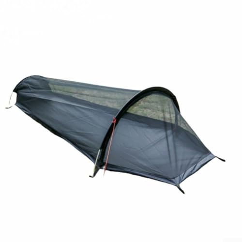 Sumsoctober Bivy Zelt, ultraleicht, für eine Person, wasserdicht, für alle Jahreszeiten, Einzelpersonen, Outdoor-Zelt mit Insektennetz für Wandern, Rucksackreisen, Survival, Bushcraft, Camping