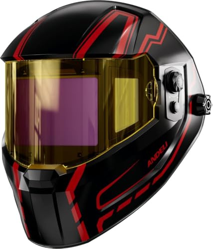ANDELI Welding Mask Auto Darkening, 7.2x3.2 Digital Filter True Color