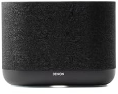 DENON Home 400 Altoparlante Smart Wireless con Dolby Atmos Music, HEOS Streaming, Wi-Fi, Bluetooth, AirPlay 2, Audio Hi-Res, Array a Sei Driver, Funzione Stereo Pairing, Design Raffinato - Nero