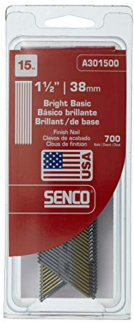 Senco A301500 Senco Angled Finish Nail-15G X 1-1/2 FINISH NAIL