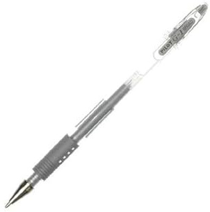Pilot G1 Grip Gel Pen 0.7 mm Line 0.5 mm Ballpoint Pens Pack of 12 Silver