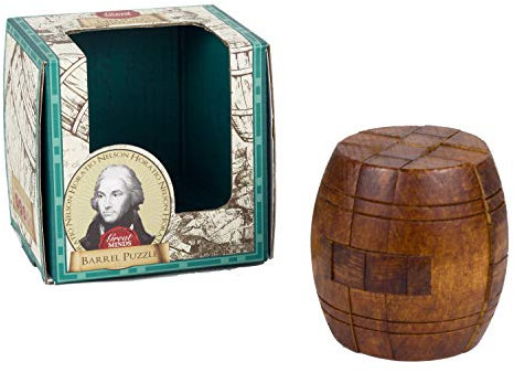 Professor PUZZLE Baril – Casse-tête Haute qualité en Bois Reconstituer Le tonneau du célèbre Admiral Nelson, 1252, Multicolore