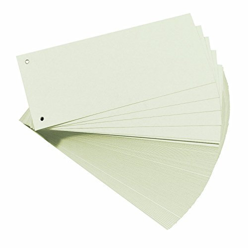 Herlitz 10843480 Trennstreifen, 300-er Sparpackung (3, weiß)