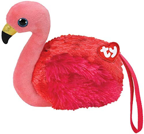 Porte-monnaie Peluche 10cm- Gilda le Flamant Rose