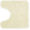 WohnDirect Tapis de Bain Crème - 45x45cm avec Encolure pour WC - pour créer Un Set de Tapis de Bain - Antidérapant, Absorbant et Doux