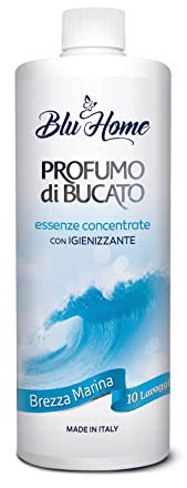 Blu Home Profumo per BUCATO, Essenza Profuma Bucato, Essenza Bucato a Lunga Durata, Super Concentrato per Lavatrice (100 ml (Confezione da 1), Brezza marina)
