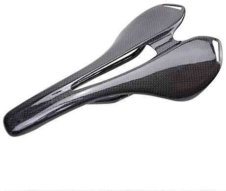 Alfa Pasca Fahrradsattel Carbon Rennradsattel Carbon Sattel 275x143mm Schwarz 3K Glänzend Rennradsattel Herren
