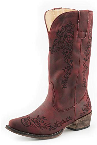 ROPER Giuditta, Stivali Western Donna, Rosso, 41.5 EU