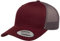 Yupoong Unisex Einzelbett Cap, Kastanienbraun/Grau, Einheitsgröße