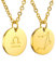 AFSTALR Sternzeichen Kette Waage Gold für Damen Horoskop Kette Mutter Tochter Freunde Geburtstagsgeschenk