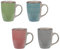 TAZAS MUG LOZA 24CL COLORES LOTE 4