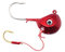 ANCLLO 2 Stück 60g Metall-Angelköder Jigs Salzwasser-Haar-Jigs Kopffischköder für gestreifte Bässe Walleye Snook Rockfish