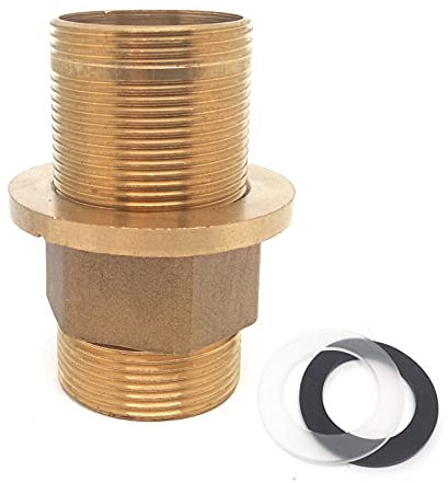 1 x 6,8 cm lange Schaftmuttern Wasserhahnverlängerung, Wasserhahn-Halterung, Verlängerungsschaft, Gewinderohrmontage (Typ: 3)