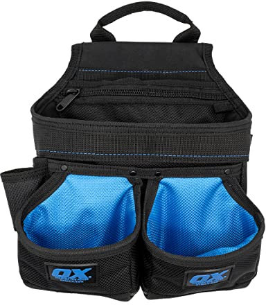OX TOOLS Pro Dynamic Nylon Framer Pouch with UV/Water Resistance - 5 Pockets & Pry Bar Loop