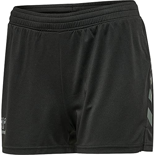 hummel Herren Hmlongrid Poly Wo Shorts, Jet Black/Forged Iron, M EU