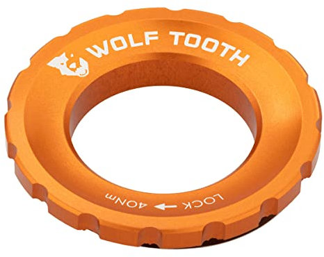 Wolf Tooth Centerlock Rotor Lockring orange