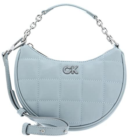 Calvin Klein Re-Lock Quilt Cres Mini Bag Pearl Blue