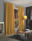 HOMEbasics 85970 | Akustikvorhang ACUSTICO mit Dim-Out-Stoff, Farbe:Curry, Größe:245 x 135 cm