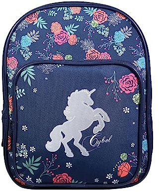 Bagtrotter Rucksack 31 cm mit Kindergartentasche Cybel Pferd Einhorn Blau