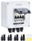 DC Trennschalter PV Anlage DC12V-DC400V 2 String 2 polig 15A IP67 Wasserdichtes Solar Leitungsschutzschalter Sicherungsautomat (2 in 2 out)