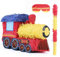 BIRCHIO 3D Zug Pinata Bundle mit einer Augenbinde und Fledermaus (42 x28 x17 cm), Zug Pinata für Jungen Geburtstag Party Supplies, perfekt für Geburtstagsparty, Zug Thema Party, Dekoration