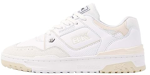 British Knights Femme Vendon Basket, Blanc, Rose pâle, Blanc crème, 37 EU