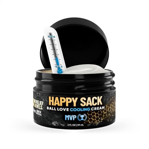 Happy Sack Nut Love Kühlcreme, Anti-Scheuern & Deodorant für Männer, Fresh Balls MVP Scent, 57 ml