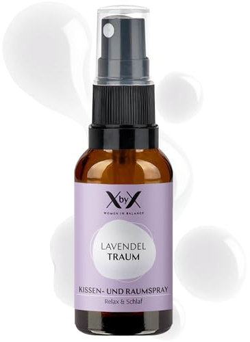 XbyX Lavendel Traum 30ml | Hochwertiges Kissen- und Raumspray mit wohltuendem Lavendelduft | Lavendelspray | Duftöl für eine gute Nacht