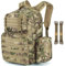 Tzowla Militar Taktischer Rucksack wasserdicht, Reisen Laptop Armee Molle Rucksack Damen Herren mit kleinen abnehmbaren Tasche, Armee 3 Tage Angriff Pack Tasche-Ocp